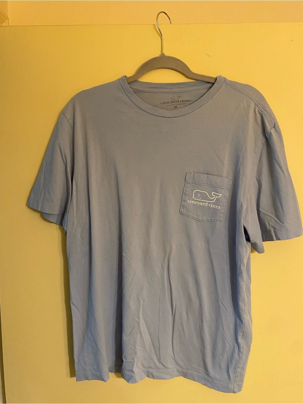 Vineyard Vines Light Blue Short-Sleeve Pocket Tee